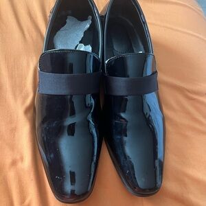 Calvin Klein Glossy Black Loafers